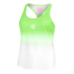 V&ecirc;tements BIDI BADU BIDI BADU Crew Gradiant D&eacute;bardeur Tank Top Femmes-Vert Fluo,Blanc