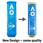 Balles de tennis Dunlop Dunlop Australian Open Tube De 4