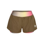 Vêtements BIDI BADU BIDI BADU Spectrum 2In1 Printed Shorts Femmes-Marron,Jaune