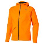 Vêtements Mizuno Mizuno Tech Thermal Charge Veste running Hommes - rouge, 