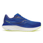 Chaussures de running Saucony Saucony Ride 18 Chaussure de running sans stabilisateurs Hommes-bleu,jaune citron