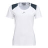 22 Tech T-shirt Femmes - blanc, bleu foncé
