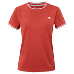 V&ecirc;tements de tennis Tecnifibre Tecnifibre Team Tech T-shirt Femmes - rouille