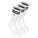V&ecirc;tements Quiet Please Quiet Please College Chaussettes De Tennis Pack De 3-Blanc