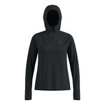 Vêtements Odlo Odlo X-Alp Midlayer Maillot De Course Femmes-Noir