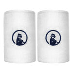 Vêtements de tennis Quiet Please Quiet Please Long Poignet Pack De 2 Unités-Blanc,Bleu Foncé