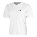 V&ecirc;tements Lacoste Lacoste Relaxed Fit Plain Soft T-shirt Femmes-Blanc