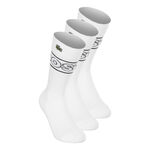 V&ecirc;tements Lacoste Lacoste Urban Lifestyle Chaussettes De Sport-Blanc