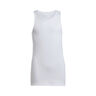 Club Débardeur Tank Top Filles-Blanc