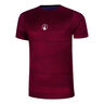 Create Receiver Wipe T-shirt Hommes-Rouge Vin, Blanc