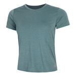 Vêtements Under Armour Under Armour Launch Maillot de course Femmes - bleu gris, 