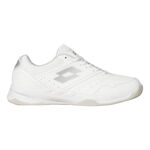 Chaussures de tennis Lotto Lotto Mirage 650 Chaussure Moquette Femmes-Blanc,Argent