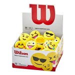 Accessoires raquettes Wilson Wilson Emoji Antivibrateur Box de 50 