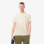 Vêtements Lacoste Lacoste T-shirt Hommes-Crème