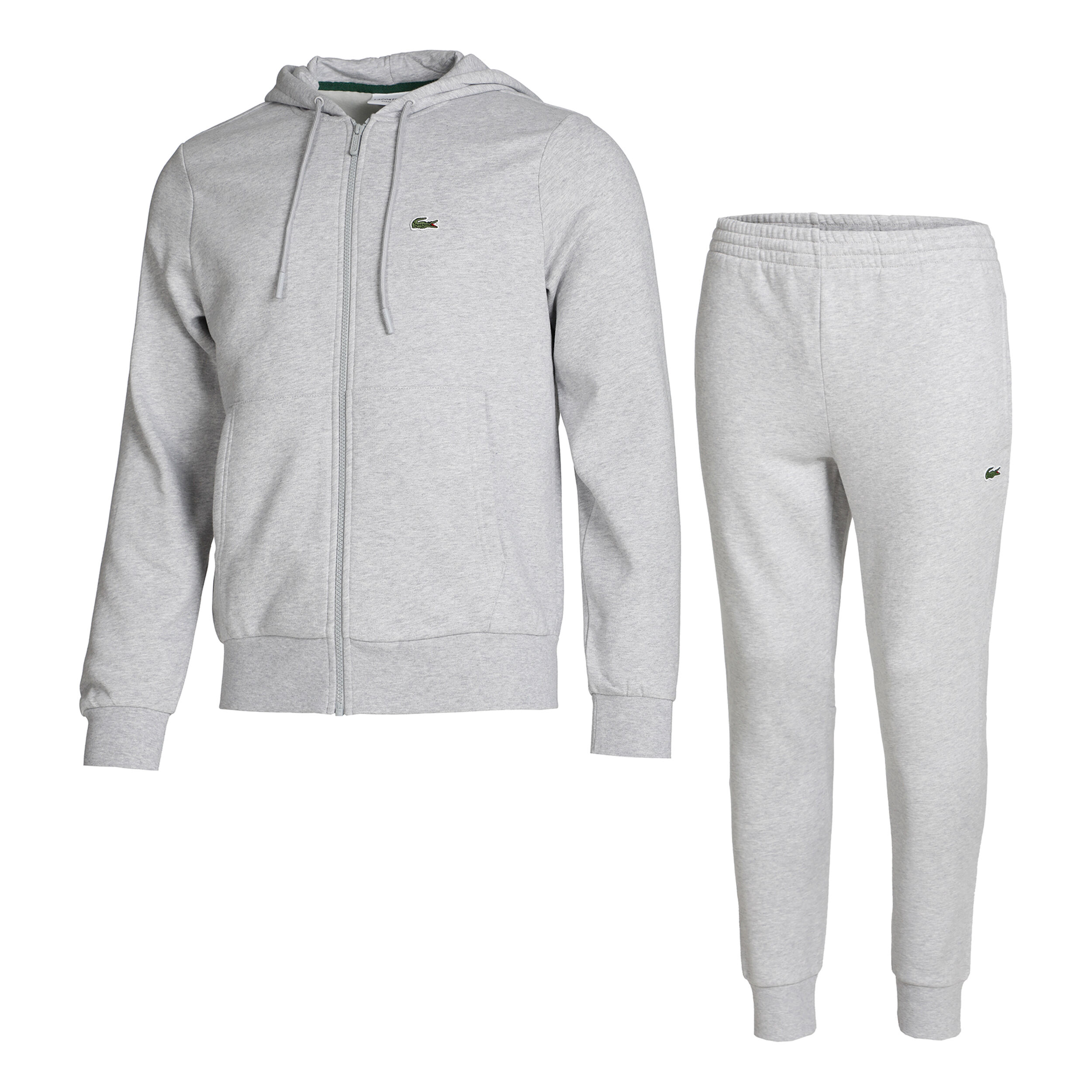 Survetement lacoste gris clair sale