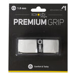 Grips Tennis-Point Tennis-Point Premium Grip Pack 1 Unit&eacute;-Blanc
