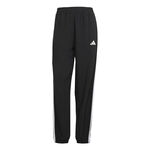 Vêtements adidas adidas 3Stripes Woven Pantalon Survêtement Femmes-Noir,Blanc