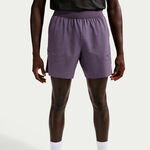 V&ecirc;tements de tennis Nike Nike Court Dri-Fit Advantage 6in Shorts Hommes-violet