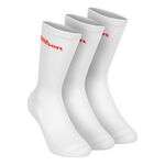 V&ecirc;tements Wilson Wilson Crew Logo Chaussettes de tennis Unisex - blanc, 