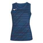 V&ecirc;tements de tennis Mizuno Mizuno Team Chiba D&eacute;bardeur tank top Femmes-bleu fonc&eacute;