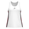 Club 25 Tech Débardeur Tank Top Femmes-Blanc,Rouge