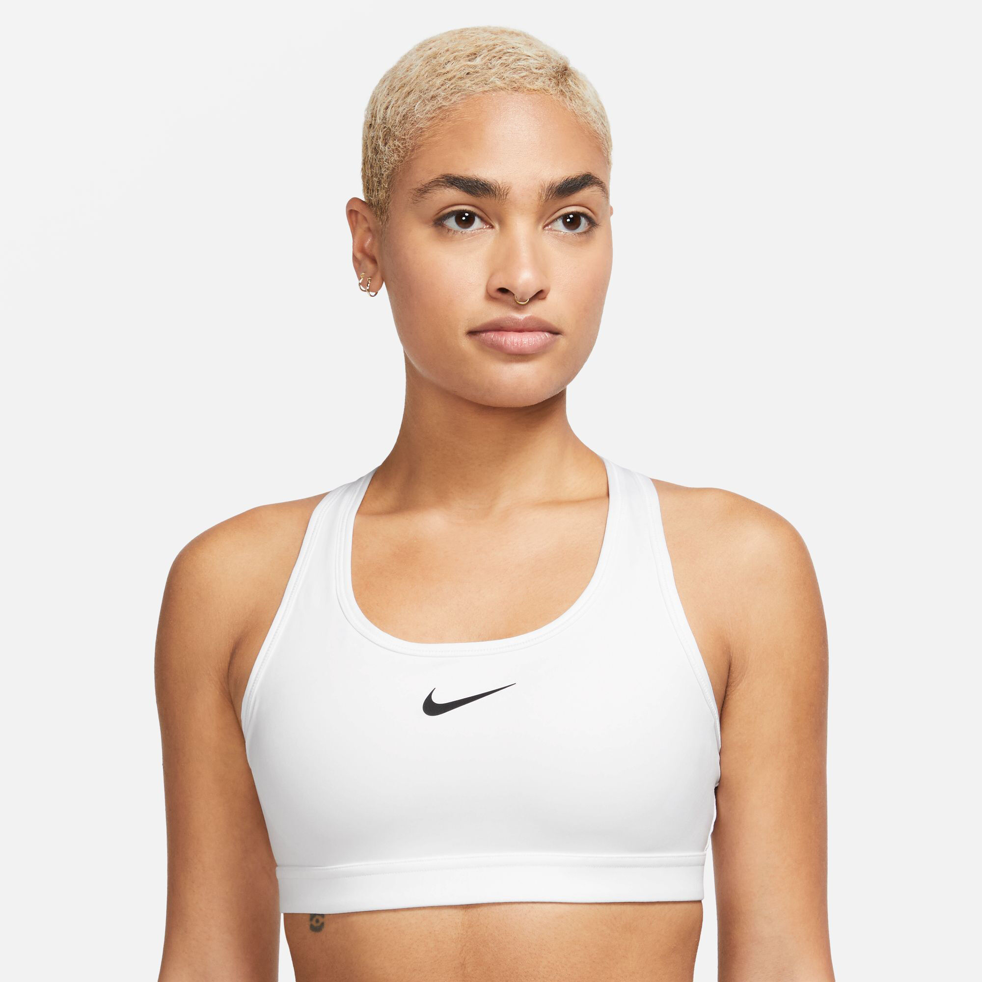 Buy Nike Swoosh Medium Soutien gorge Sport Femmes Blanc online Tennis Point BE