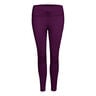 Katakana Crop Collant Tight Femmes-Violet