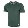 Court Performance Crew T-shirt Hommes-Vert Fonc&eacute;