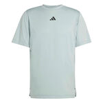 V&ecirc;tements de tennis adidas adidas D4T Essentials T-shirt Hommes-sauge