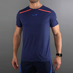 Padelbekleidung Endless Endless Ace Rush T-shirt Hommes-bleu fonc&eacute;