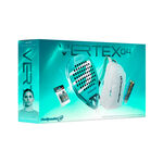 Raquette de padel Bullpadel Bullpadel Vertex 04 Pack Woman Lot de raquettes Padel + sac &agrave; dos-blanc