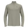 Essential 1/2 Zip Maillot de course Hommes-gris