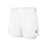 Point 2in1 Shorts Femmes-Blanc