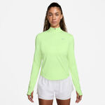 V&ecirc;tements Nike Nike Swift Half-Zip Maillot de course Femmes - jaune lemon