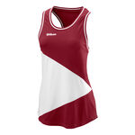 Vêtements Wilson Wilson Team II Débardeur Tank Top Femmes-Rouge Foncé,Blanc