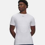 V&ecirc;tements Under Armour Under Armour Elite Fitted T-shirt Hommes-blanc