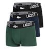 Cotton Stretch Trunk Cale&ccedil;on Pack De 3 Hommes-Vert Fonc&eacute;