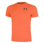 Vêtements De Tennis Under Armour Ua Heatgear Fitted Ss-Wht