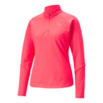 Vêtements Puma Puma Knit Half-Zip Haut Manches Longues Femmes-Pink