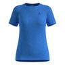 Essential Seamless Maillot de course Femmes-bleu