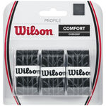 Surgrips Wilson Wilson Profile Overgrip Pack De 3-Noir