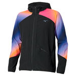 Vêtements Mizuno Mizuno Active Alpha Hodded Veste running Hommes-orange