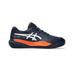 Chaussures de tennis ASICS ASICS Gel-Resolution X GS Chaussure Terre Battue Enfants-Bleu Foncé,Blanc
