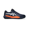 Gel-Resolution X GS Chaussure Terre Battue Enfants-Bleu Foncé,Blanc