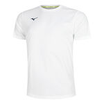 V&ecirc;tements Mizuno Mizuno Training T-shirt Hommes - blanc, 