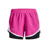 Fly By 2.0 2in1 Shorts Femmes-Pink,Blanc