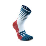 Vêtements UYN UYN Runner's Five Chaussettes De Running Hommes-Blanc,Bleu