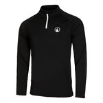 Vêtements Quiet Please Quiet Please Big Serve 1/4 Zip Haut Manches Longues Hommes-Noir,Blanc