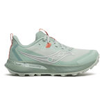 Chaussures de running Saucony Saucony Peregrine 15 Chaussure Trail Femmes-Mint, Vert
