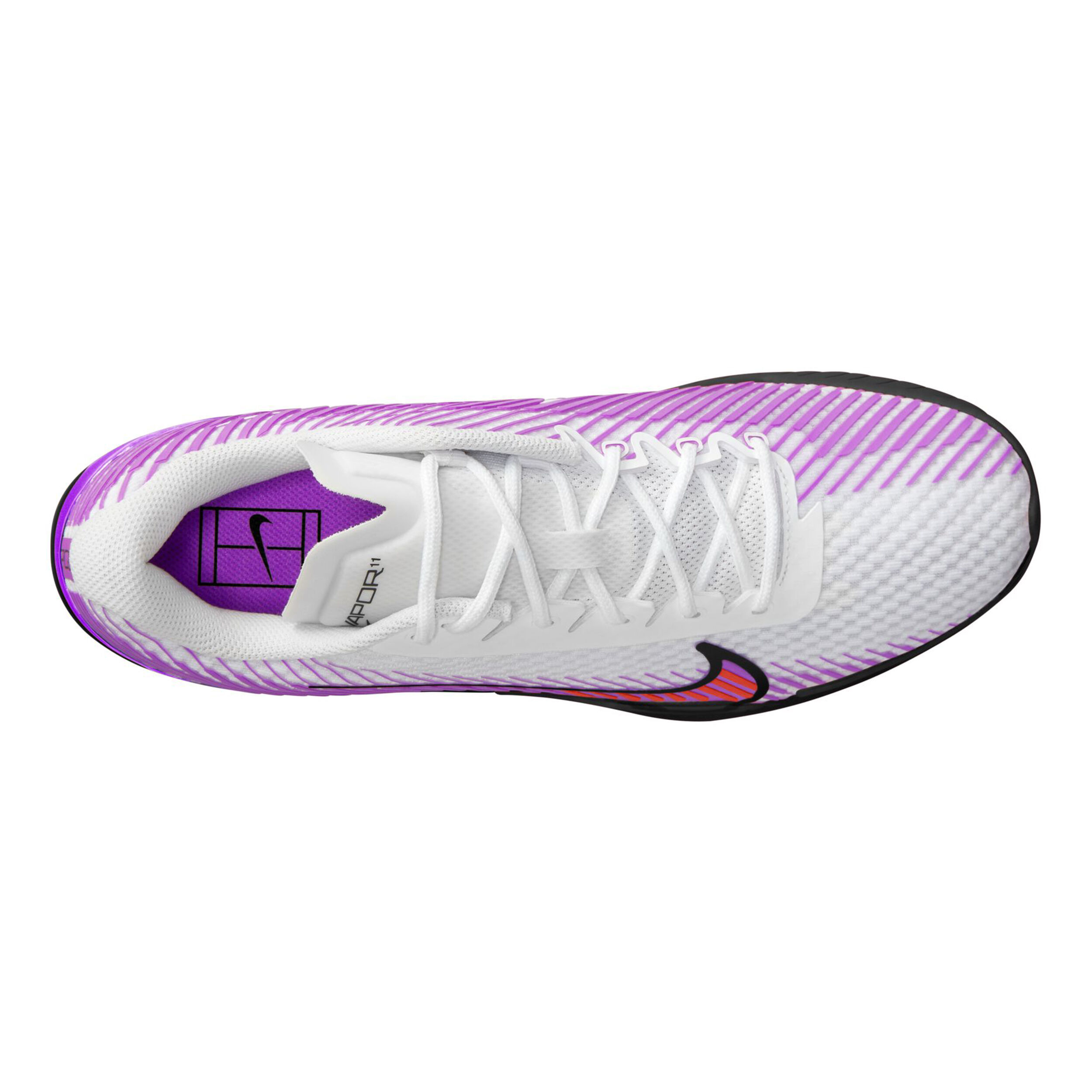 Buy Nike Air Zoom Vapor 11 Chaussure Tout Terrain Hommes Blanc Violet online Tennis Point BE